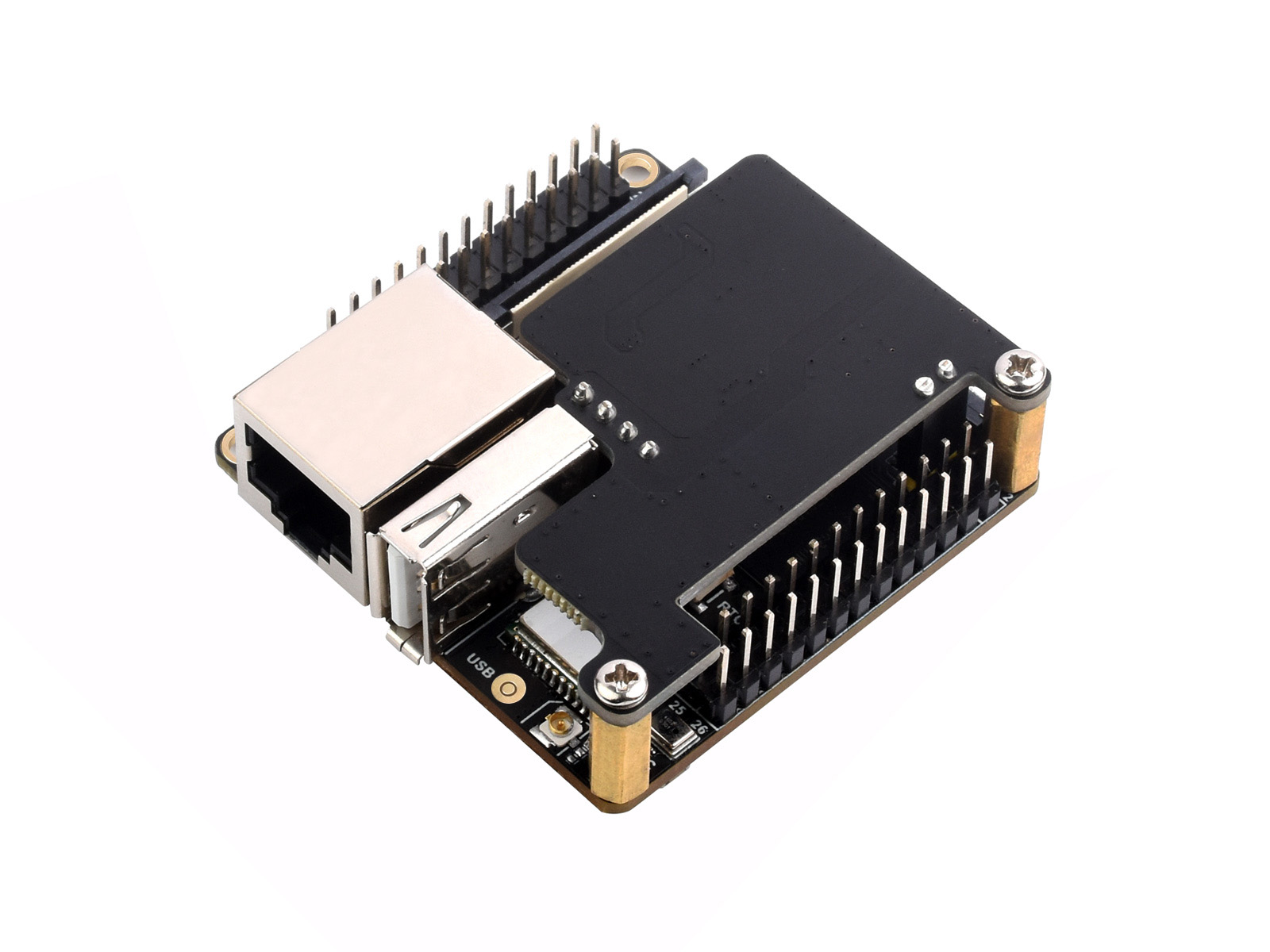 Luckfox Pico Ultra BW 幸狐RV1106微型Linux开发板0.5TOPS算力8G eMMC  集成ARM Cortex-A7/RISC-V MCU/NPU/ISP等处理器 带PoE模块