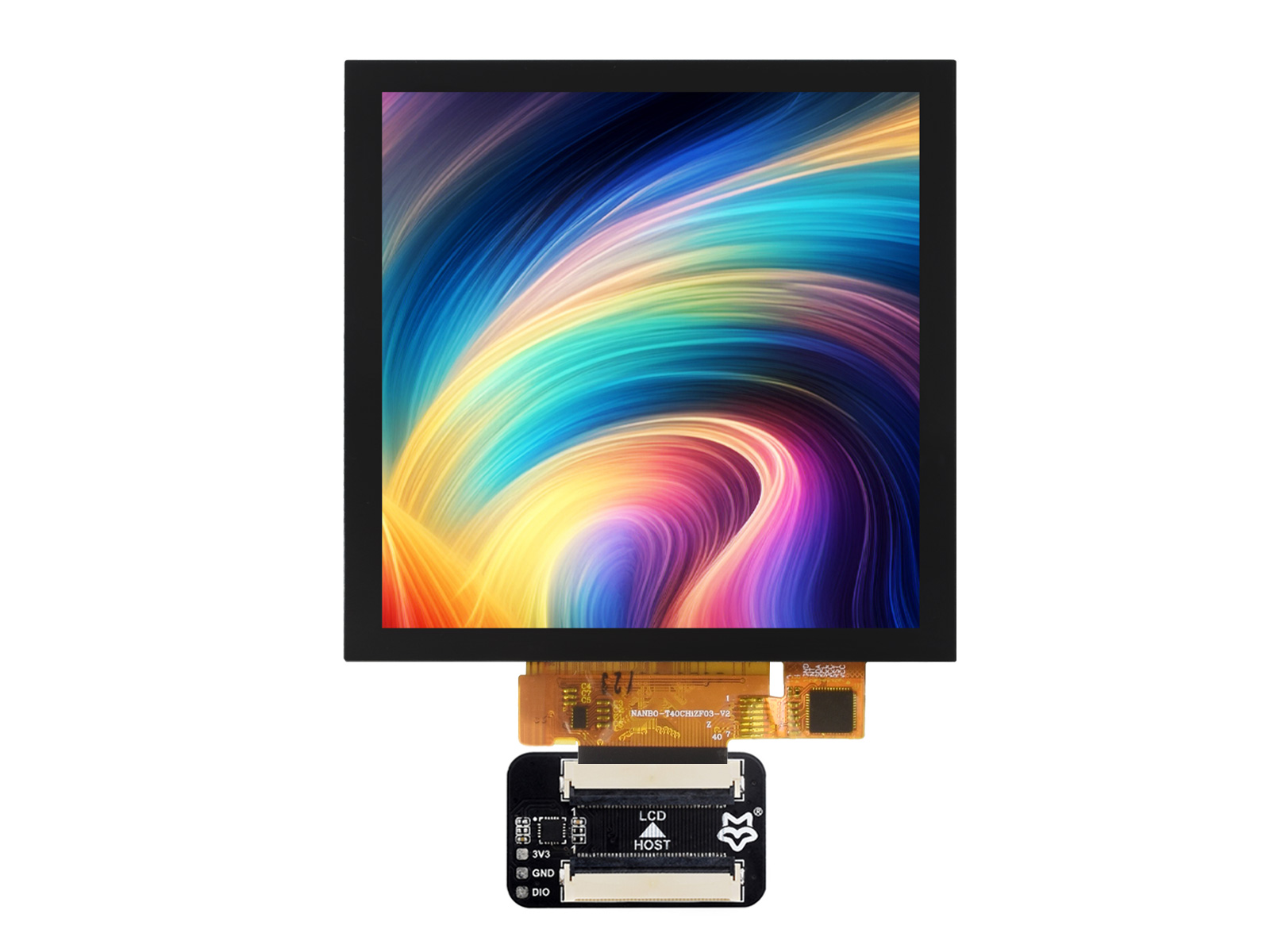 4寸IPS电容触摸显示屏高清720×720像素LCD屏幕RGB通信接口 适用幸狐Luckfox Pico Ultra开发板
