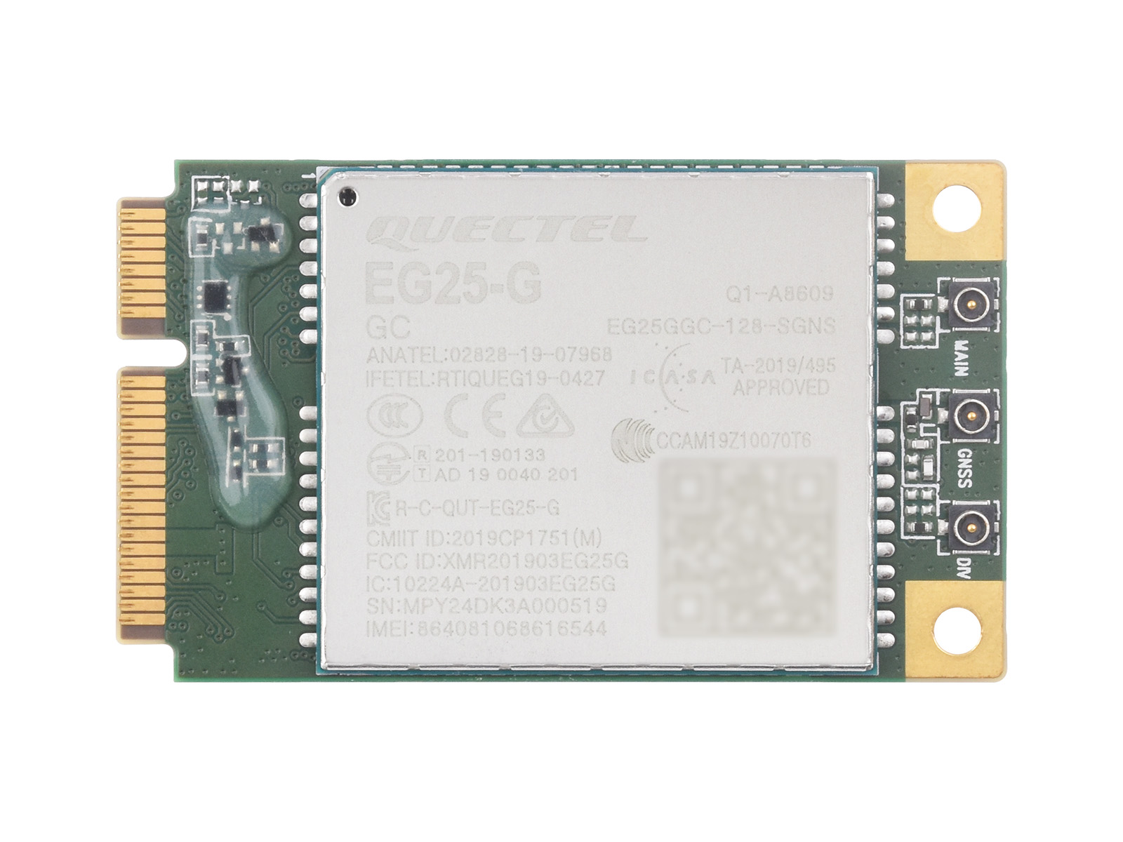 移远 LTE Cat 4 模块 采用 PCI Express Mini Card 标准接口 支持多种无线通信模式 集成多个工业标准接口