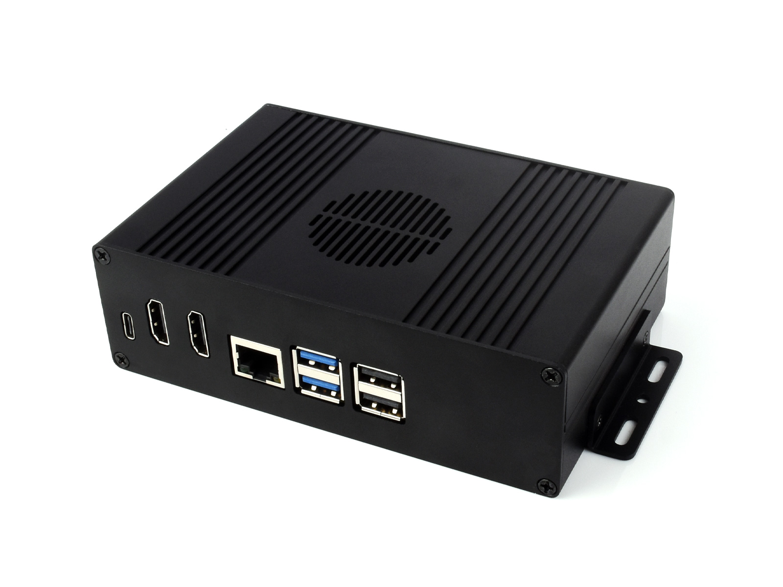 树莓派5多功能铝合金外壳一体机 树莓派PCIe扩展M.2接口双HDMI双4K高清输出