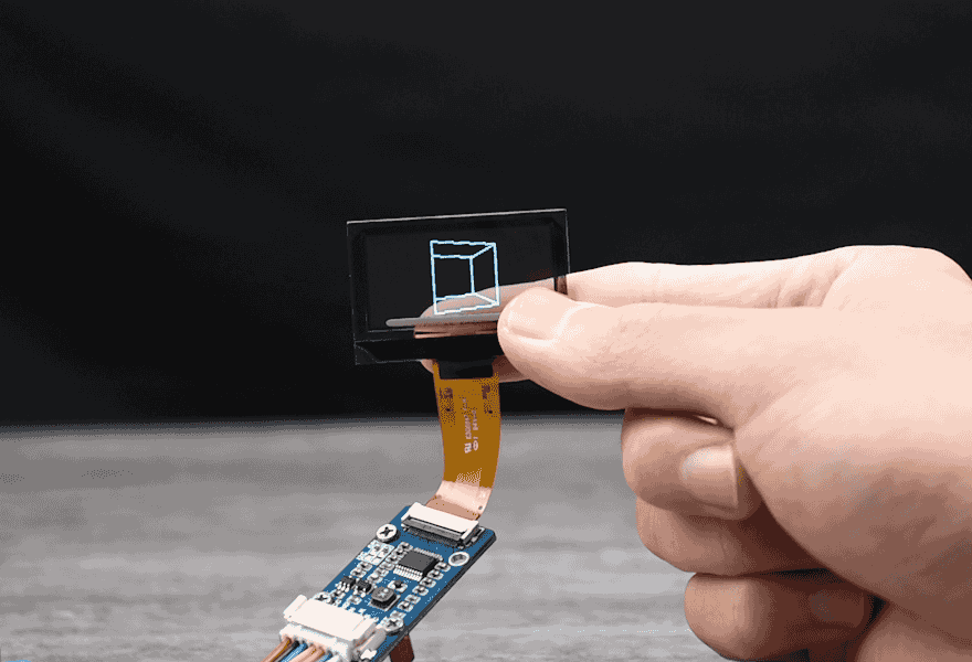 1.51英寸OLED带扩展板显示屏使用示例