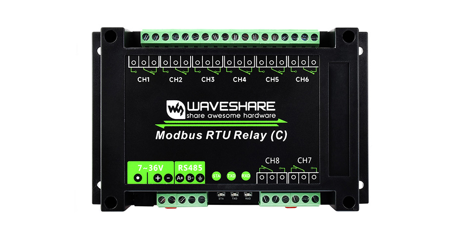 Modbus RTU Relay (B) 配置清单