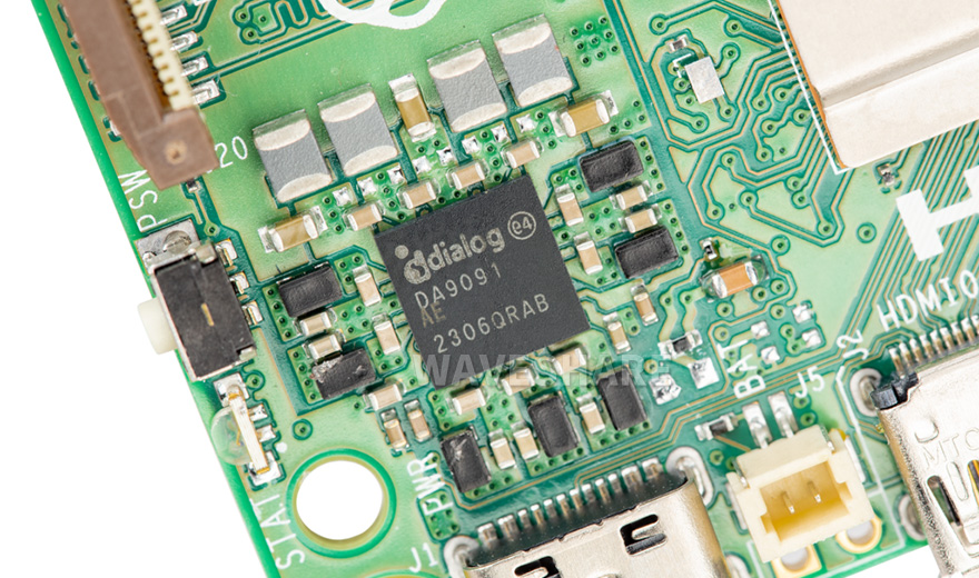 Raspberry Pi 5 板载 DA9091 芯片