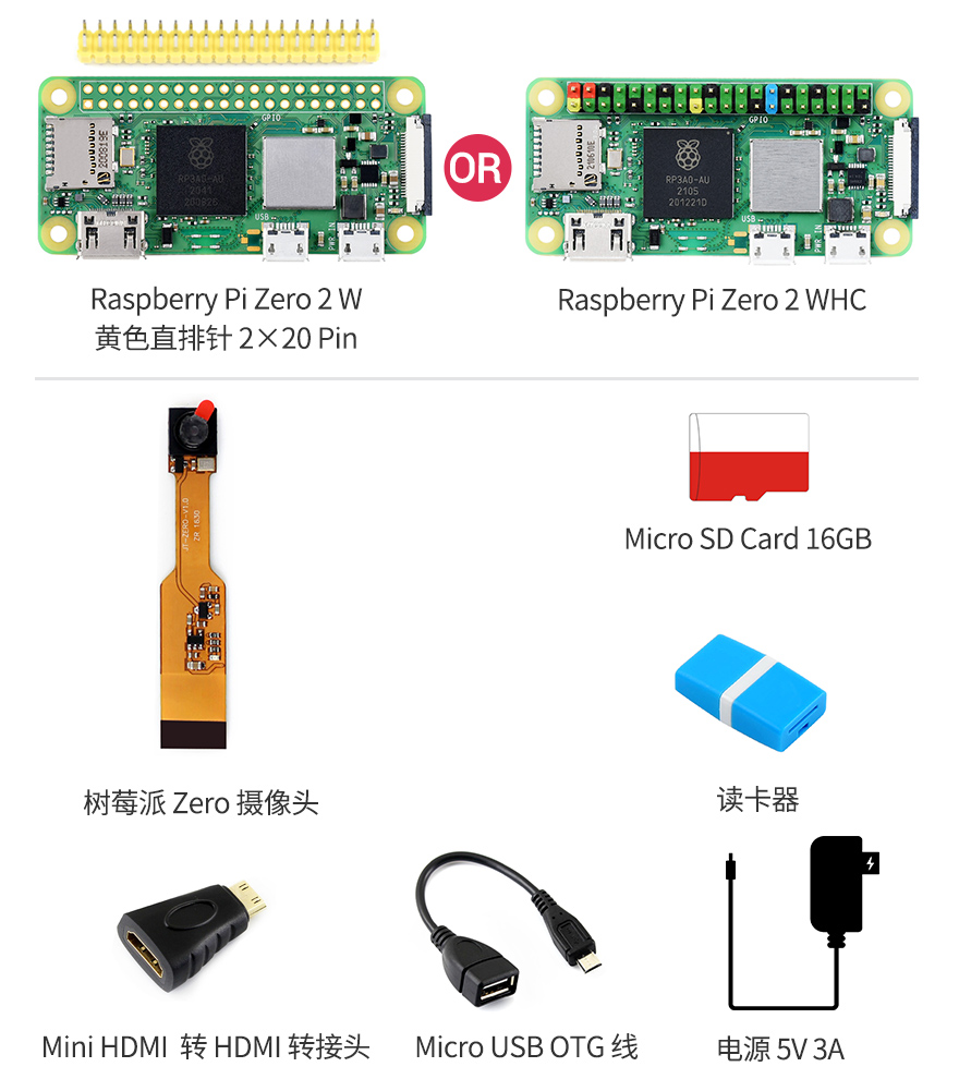 Raspberry Pi Zero 2 W 树莓派Zero 2代